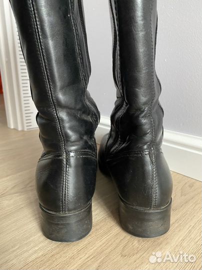 Зимние женские сапоги 38 натуральная кожа