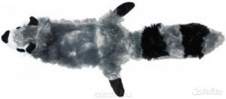 Уют Игрушка для собак с пищалкой,енот 33см 0,031кг