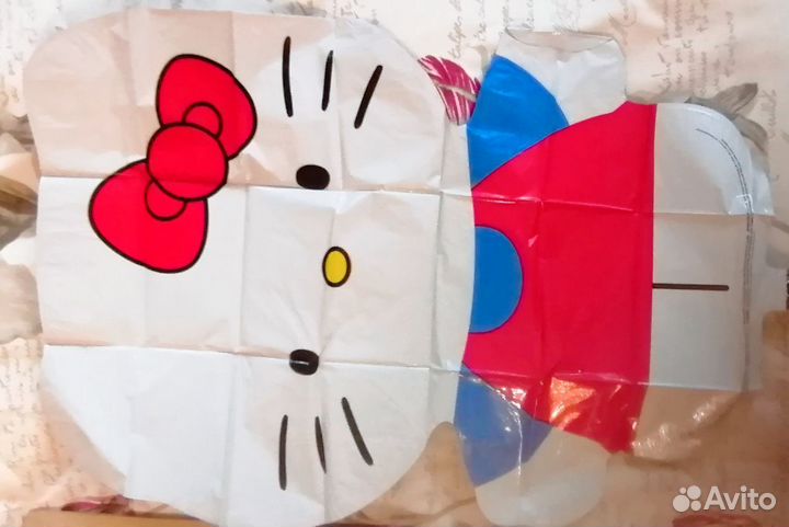 Шары фольгированные hello kitty