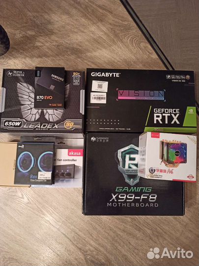 Компьютер e5-2678v3/32gb/3060/650W/noctua+монит 24