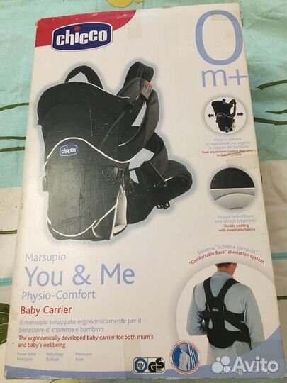 Переноска -рюкзак Кенгуру для детей Chicco от 3,5
