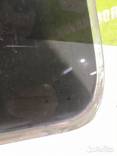 Стекло двери задней левой (форточка) Фольксваген