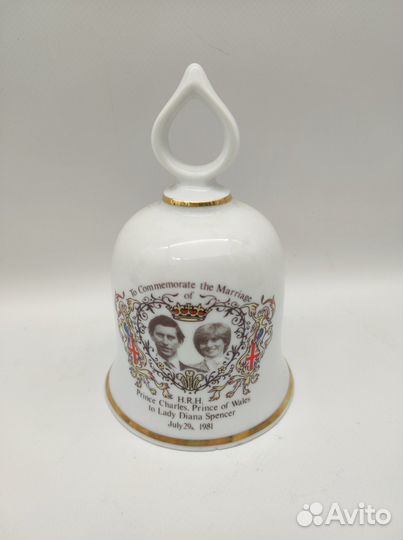 Колокольчик фарфор, 1981 год, Диана и Чарльз