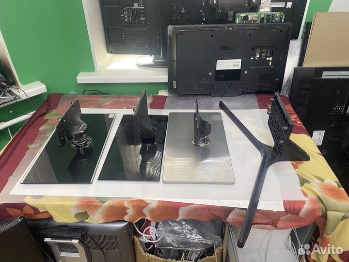 Пульты и питания к тв и ножки пдставки