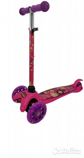 Детский самокат Сказочный патруль с подсветкой
