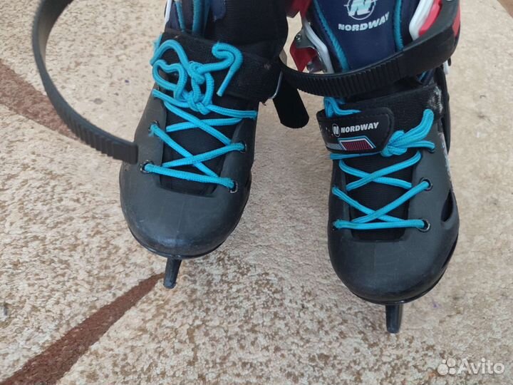 Коньки детские раздвижные