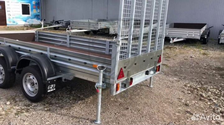 Прицеп с трапом мзса 817731.022. Рассрочки. Боксы
