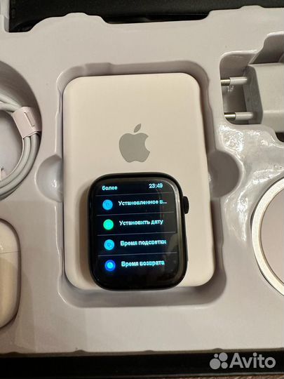 Набор apple, airpods, apple watch, зарядка