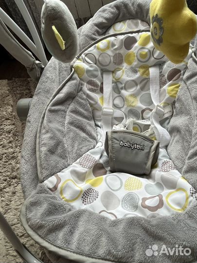 Детские качели Babyton Funny Time 2в1 Grey SW108