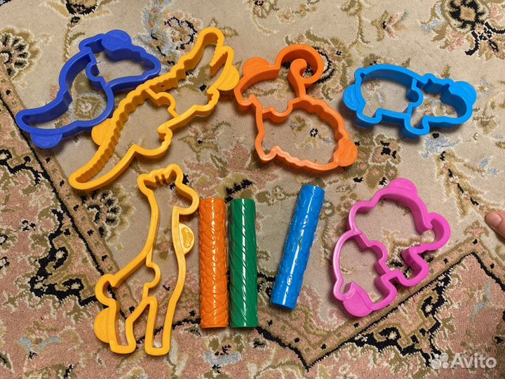 Play doh набор+ доп трафареты