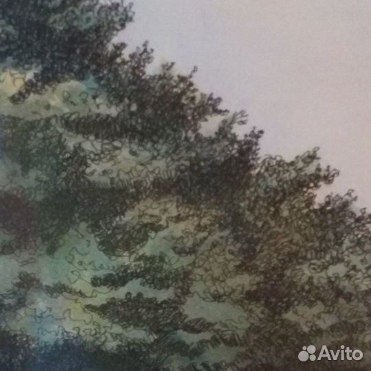 Цветная графика. Замок Шамбор во Франции