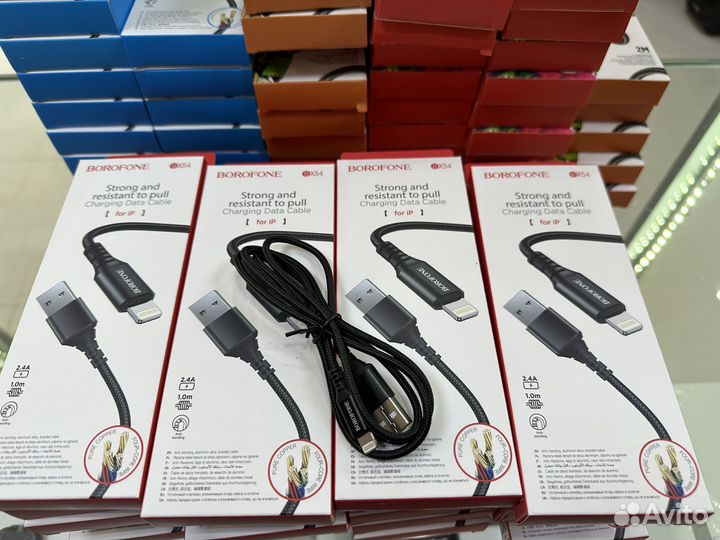 Зарядка на iPhone кабель шнур lightning