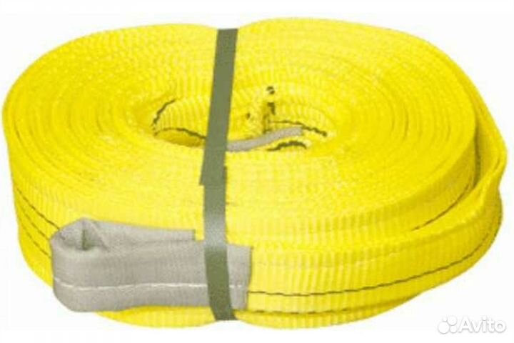 Трос буксировочный автодело петля-петля, лента 6 м