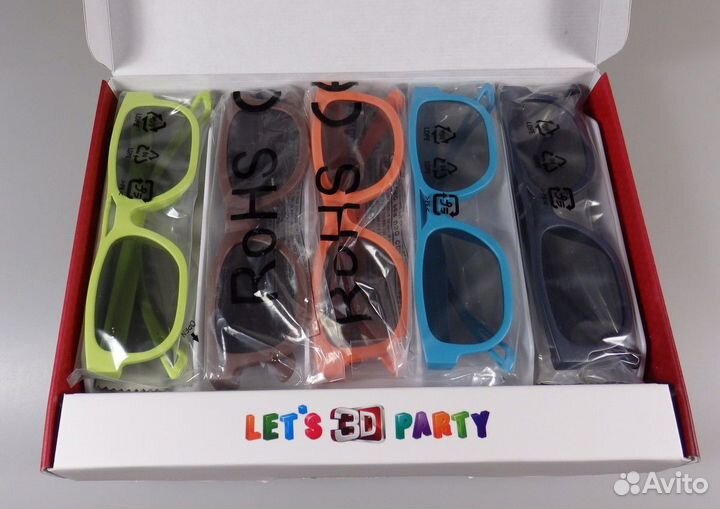 Набор очков LG 3D glasses для просмотра 3D фильмов