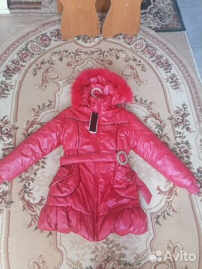 Новая зимняя куртка 140-146, на возраст 6-7 л
