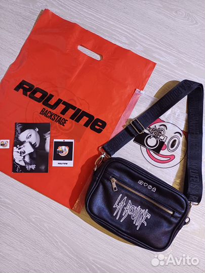 Сумка la routine кожа