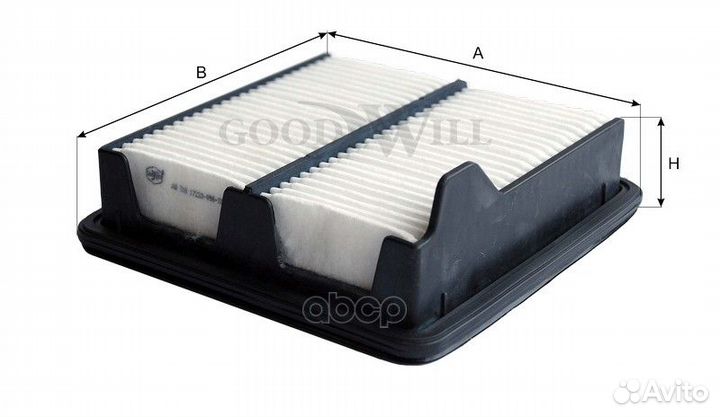 Фильтр воздушный honda FIT AG318 Goodwill
