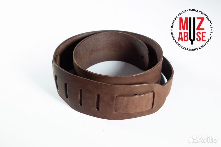 Ремень для гитарный, Chorus, кожа, шоколад