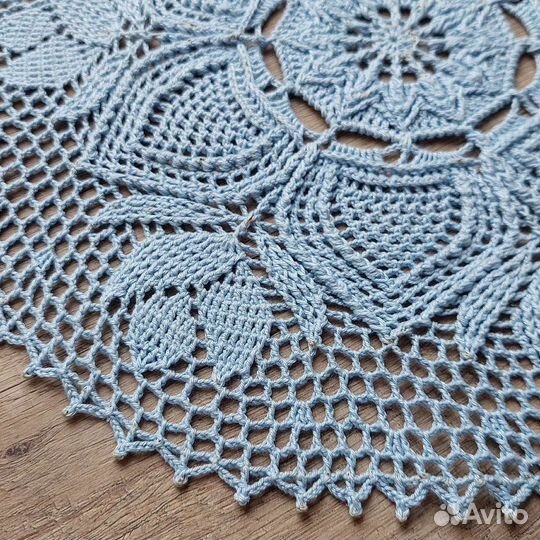 Вязаные декоративные салфетки Ручная работа