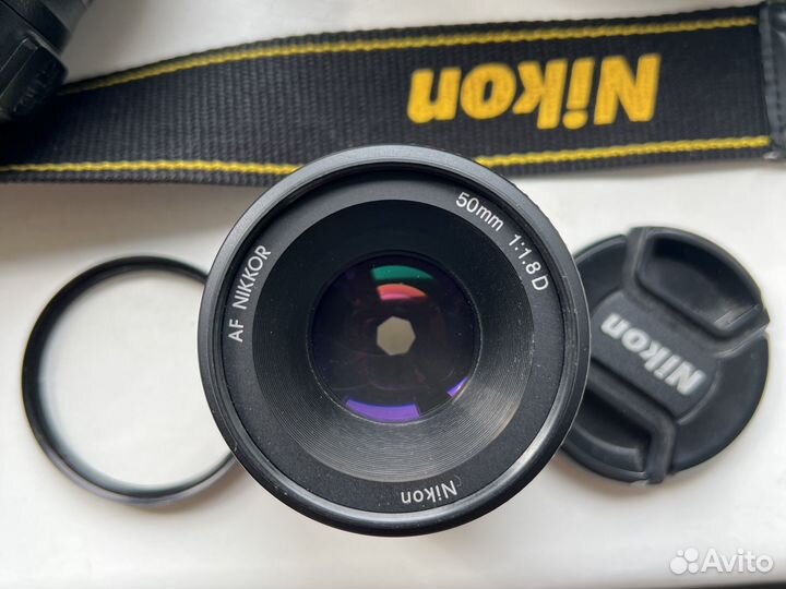 Объектив Nikon 50mm f/1.8D AF Nikkor