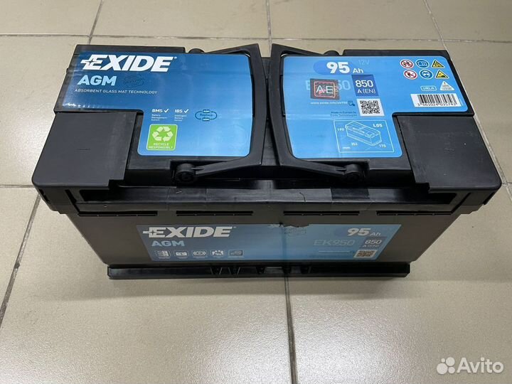 Аккумулятор BMW AGM 12V 95AH 850A