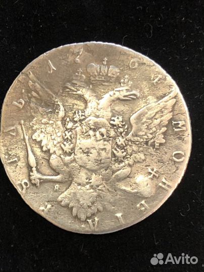 Один рубль 1764 год