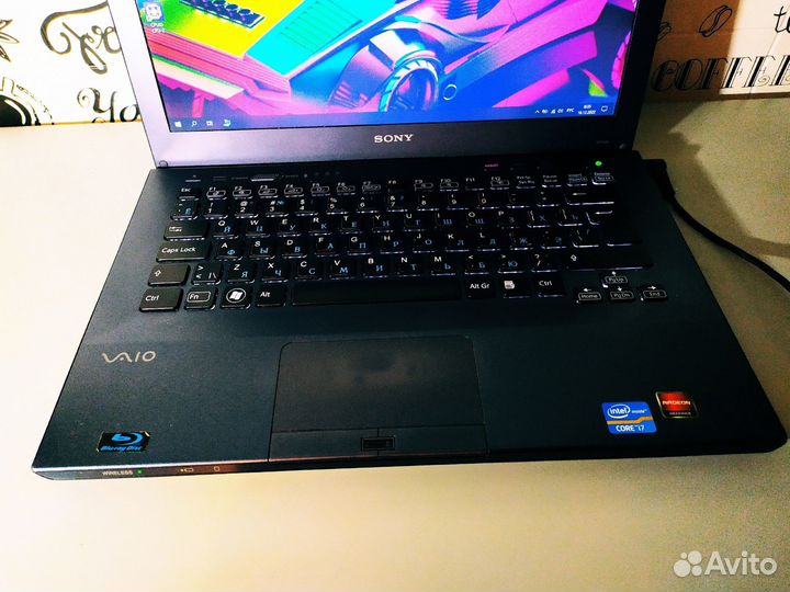 Sony Vaio PCG-41213M-i7-2Gen\4 Озу \1 GB\видео\SSD