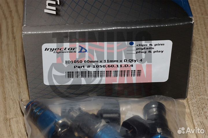 Форсунки ID 1050X, для Evo III-IX 4G63 1000cc