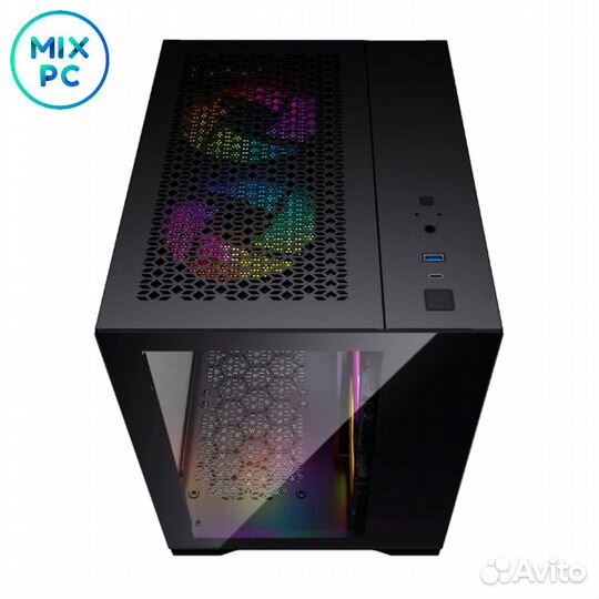 Корпус Powercase Vision Micro Black cvbm-L4