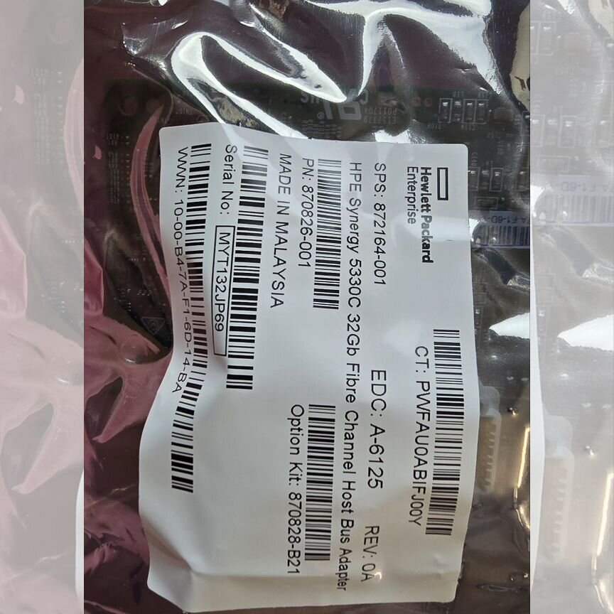 [870826-001] Hpe Synergy 5330c 32gb Fibre Channel Hba 870826-001