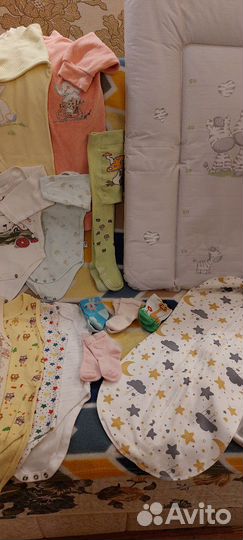 Много вещей на новорожденную от 0 до 3х месяцев