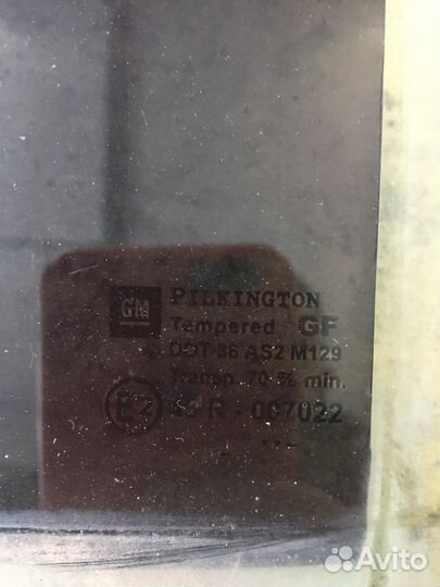 Форточка задней двери Opel Zafira A (2169)