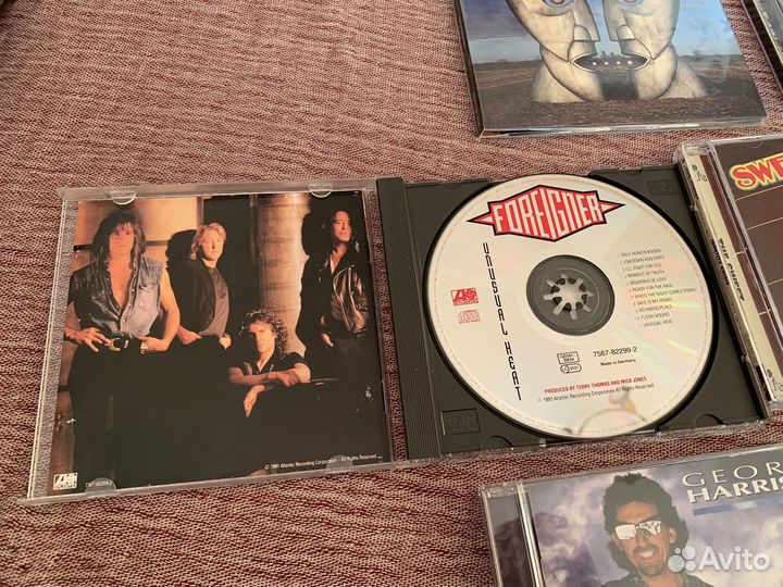 CD диски Pink Floyd, George Harrison и др