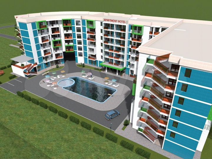 Своб. планировка, 52,9 м², 1/7 эт.