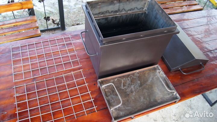 Коптилка горячего копчения