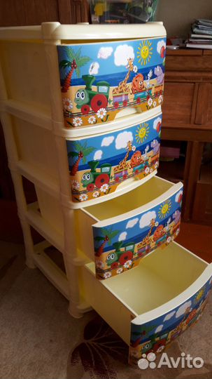 Комод пластиковый детский
