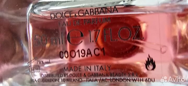 Парфюмированная вода женская Dolce Gabbana