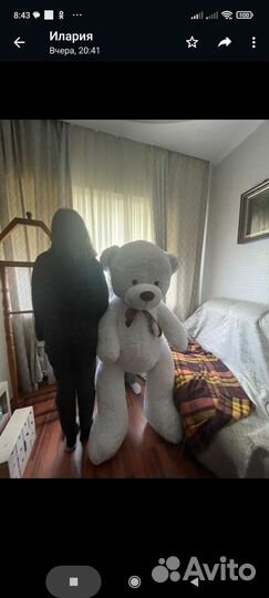 Мягкая игрушка мишка большой