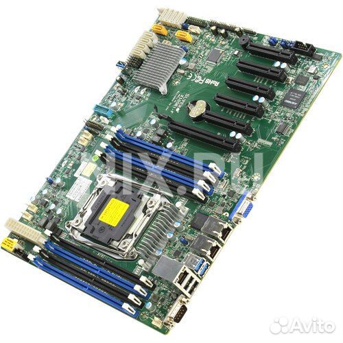 Материнская плата SuperMicro X10SRi-F, 1xLGA2011-3, 8dimm-DDR4, SoftRaid-6Gb, 2xGE, ipmi, Ref