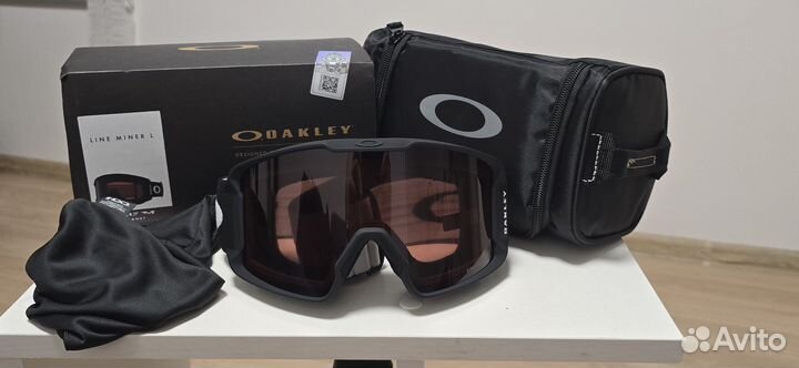 Маска Oakley Line Miner L Prizm Garnet