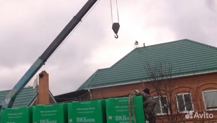 Газобетонные блоки от 7 кубов