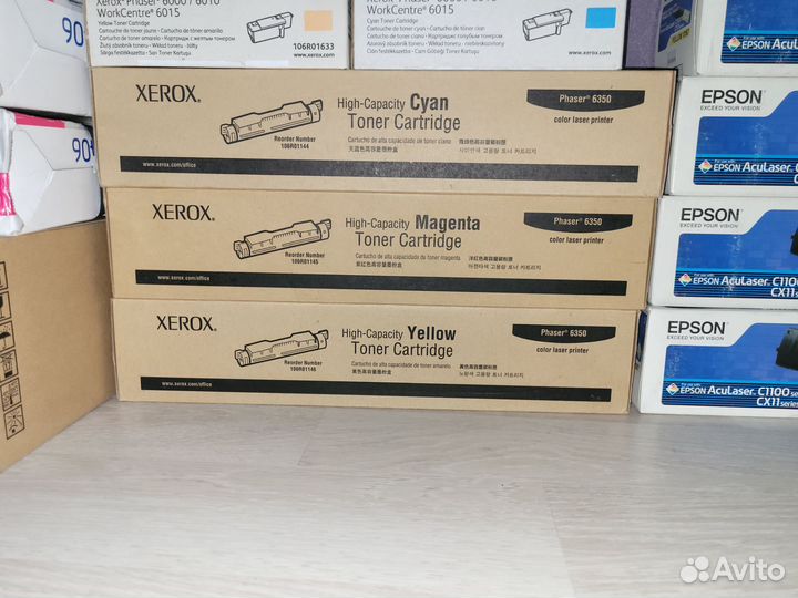 Оригинальные катриджи HP Xerox Epson Samsung ricoh
