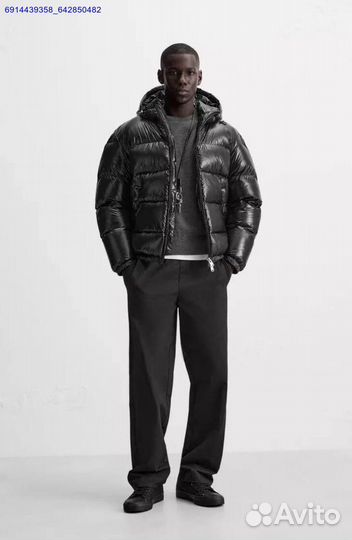 Пуховки Zara x Moncler глянцевый (Арт.78798)