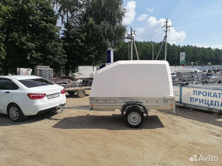 Прицеп легковой с крышкой мзса 817701.012 Н1360