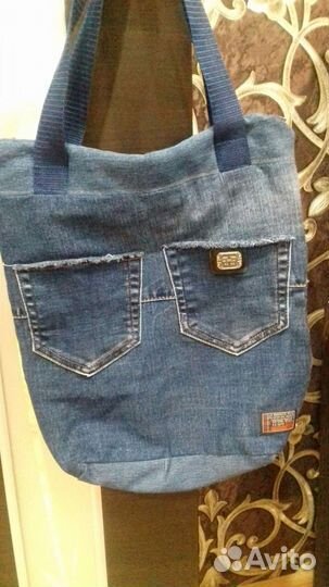 Рюкзачок,сумка из джинсы