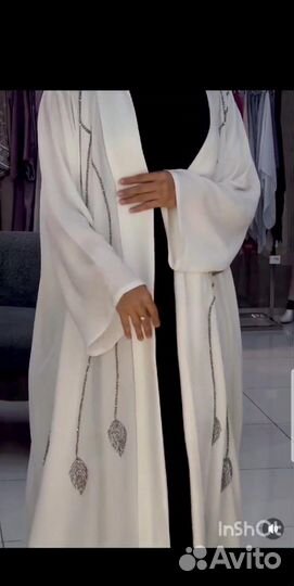 Дубайская Абая ручная работа женское