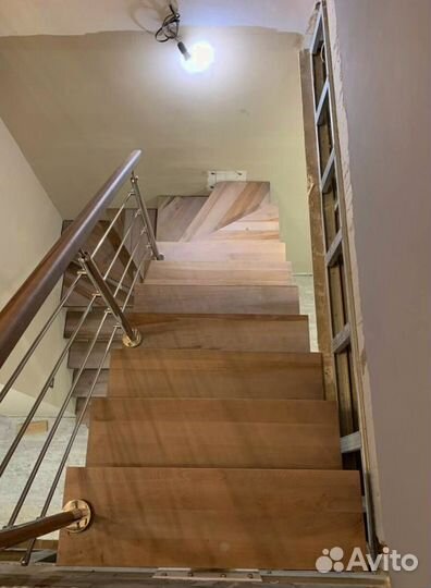 Металлические лестницы с поворотом