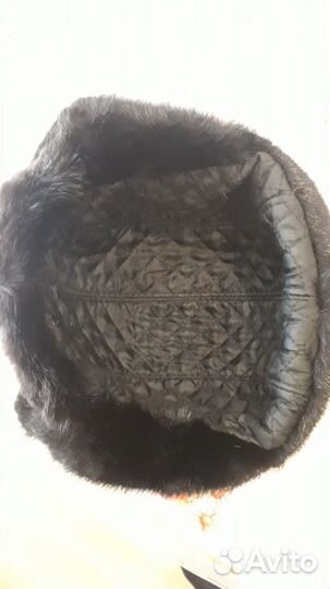 Норковая шапка мужская 57-59