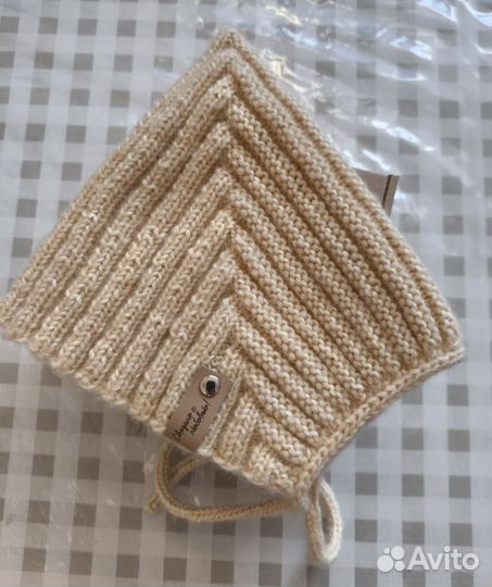 Чепчик-эльф вязаный ручная работа