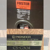 Колонки Pioneer cs-g304 Foster fsr 201